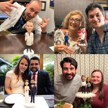 Muñecos 3D Personalizados Regalos para Graduación Mujer Totalmente Personalizado